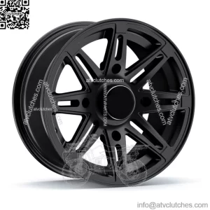 One (1) 14" RockTrix RT103 ATV Wheel Rim | 14x7 | 4x156 4/156 4-156 | 4+3 offset (For: Polaris)