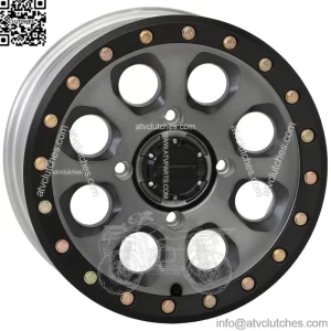 System 3 SB-7 Beadlock 15" Wheels Titanium (4+3) Polaris RZR 1000 XP (4) (For: Polaris)