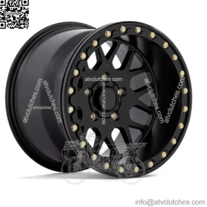 KMC KS235 Grenade Beadlock Wheels Sand Paddle Tire 15x6 15x10 Polaris RZR Pro R (For: Polaris)