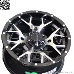 POLARIS SCRAMBLER 850 14" BARBWIRE M/B ATV / UTV WHEELS (SET 4) POL1CA (For: Polaris)