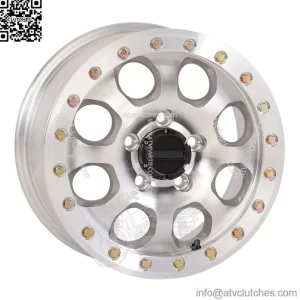 System 3 SB-7 Beadlock Wheels 15" Machined (6+1) Polaris RZR Turbo R & Pro R (For: Polaris)