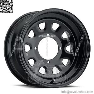 Set (4) ITP 14" Delta Steel Rim Wheel for Honda Yamaha Polaris Kawasaki Suzuki