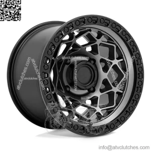 Fuel Unit 15x10 UTV Wheels Gunmetal Polaris RZR 1000 XP (4) (For: Polaris)