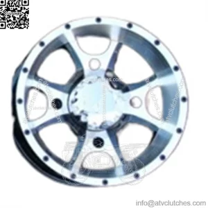 POLARIS RZR 800 12" COBRA M/B ATV ALUMINUM WHEELS (SET 4) LIFE WARRANTY POL3CA (For: Polaris)