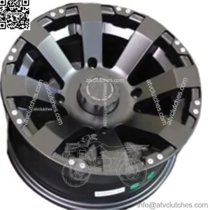 POLARIS SCRAMBLER XP1000 14" SPYDER BLACK ATV / UTV WHEELS (SET 4) POL1CA (For: Polaris)