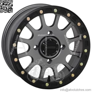 System 3 SB-5 Beadlock Gunmetal Wheels 14" Polaris RZR 1000 XP (4) (For: Polaris)