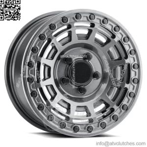Method 415 15" Wheels/Rims Graphite (+38mm) Polaris RZR Turbo R & Pro R Ranger (For: Polaris)