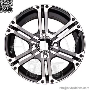 ITP SS212 UTV Wheels/Rims Machined 12" Polaris RZR Turbo S / RS1 (4) (For: Polaris)