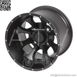 Pro Armor Knight Wheels Dunes 14x10 (137) Can-Am Maverick X3 Black CA1410KNBL