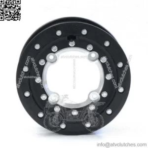 Hiper Tech 3 Black Beadlock Rims 10" 4+1 Front 9" Rear 10x5 9x8 TRX 400EX 400X (For: Can-Am)