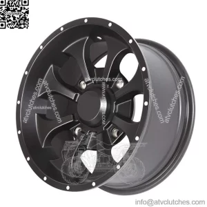 Pro Armor Knight Wheels Dunes 15x8 (137) Can-Am Maverick X3 Black CA1508KNBL