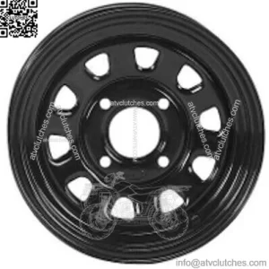 ATV/UTV Wheels Set 14in Delta Steel Black 4/110 5+2/2+5 SRA (For: Can-Am)
