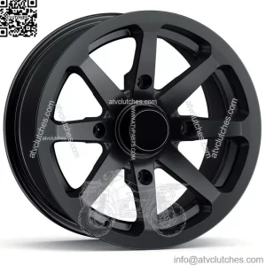 15" RockTrix RT102 ATV Wheel Rim 15x7 et10 | 4x137 4/137 4-137 | 4+3 Offset (For: Can-Am)