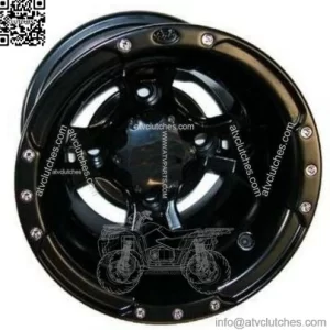 New SS112 Matte Black Sport Wheels For Arctic Cat DVX400 & Can-Am DS450