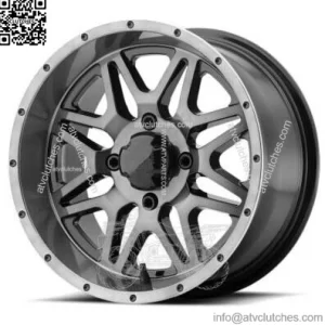 ATV/UTV Wheels Set 14in M26 Vibe Machined 4/137 0mm HP1K (For: Can-Am)