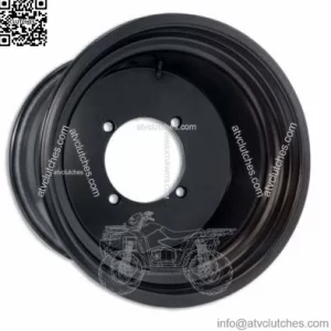 DWT 15" 4/136 Black Ultimate Sport Front Rear Rims 15x8 Can-am Maverick X3 R RR (For: Can-Am)