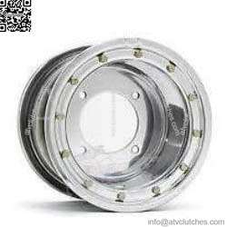 DWT 8" Ultimate 8x8 Rear Beadlock Wheels Rims Polished TRX450R 400EX 250R ATC (For: Can-Am)