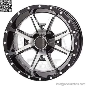 Set of 14" Frontline 556 Aluminum Rims Wheels Honda Polaris Kawasaki CanAm