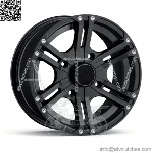 14" RockTrix RT101 ATV Wheel Rim 14x7 et30 | 4x137 4/137 4-137 | 5+2 Offset (For: Can-Am)