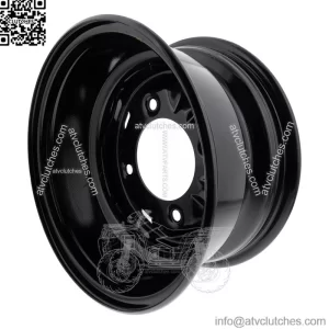 Polaris 1525240-067 Black Front Rim 10GA 12X6 RZR Ranger 1000 900 570 XP