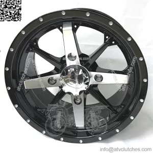 alloy rim cyclone AR810 14x7 offset 4+3 4/110 Yamaha Suzuki Kawasaki Cfmoto