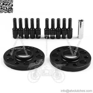 Suitable for BMW wheel hub flange 5x112 66.56mm 15mm/20mm 2 pcs with M14*1.25 screws