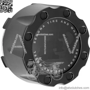 WHEEL CAP - BLACK FITS ALL SPYDER BADLANDS PART# CP-A8-110B-S NEW (For: More than one vehicle)