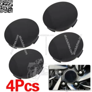 4Pcs Universal Car Wheel Centre Hub Cover Center ABS Rims Cap Black 64mm/70mm