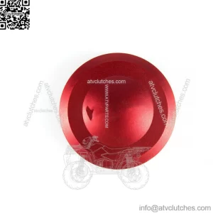 Aluminum Wheel Center Hub Cap Rim refit covers For Piaggio GTS 300 Red