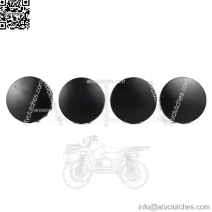 4PCS Wheel Hub Center Cap Cover for Dodge Charger Challenger Durango 63mm Red