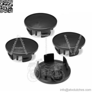 4Pcs 54mm Black Wheel Hubs Center Hub Cap Universal Wheel Rim Hub Cover Caps