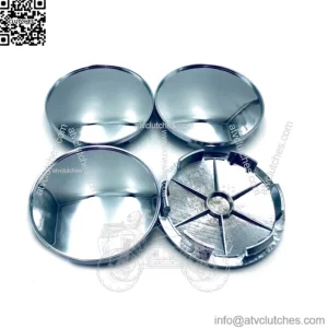 4pcs 68mm Universal Chrome Silver Car Truck Wheel Center Hub Cover Caps US Sell