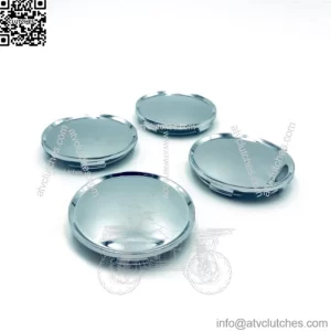 4pcs 63mm Chrome Wheel Hubs Center Hub Cap Universal Wheel Rim Hub Cover Caps