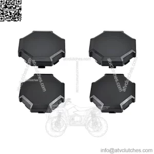 Tire Wheel Hub Caps for Polaris RZR XP, Black Dust Center Hub Cap Covers for Polaris RZR 900 XP 4 1000 Turbo 2014-2019 Accessories (4PCS, Replace #1522216-655)