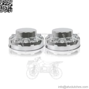 2*Rear Wheel Center Hub Caps For 2019 2020 2021 Dodge Ram 4500 5000 Chrome