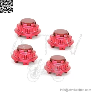 Mercedes-Benz wheel center cover #red