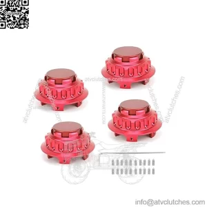 BMW Honda wheel center cover #red