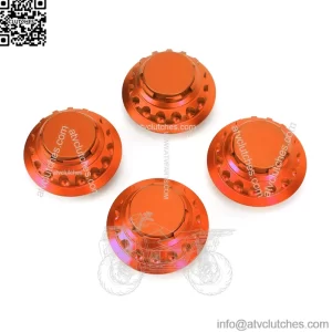 Porsche wheel center cover #orange