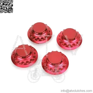 Porsche wheel center cover #red