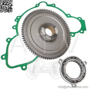 Starter Clutch And Driven Gear W/Gasket for Polaris RZR XP 1000 / XP 4 1000 2014 (For: Polaris RZR XP 1000)