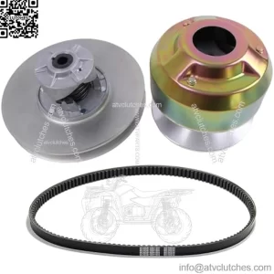 Clutch Kit AM138487 AM138486 with Belt Compatible with John Deere Utility Vehicle 4X2 4X4 HPX HPX815E 6X4 Trail Worksite Gator