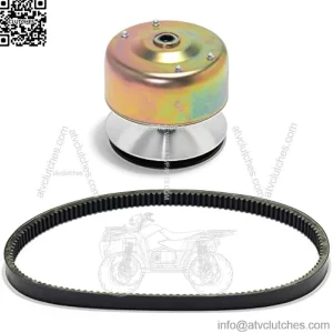 Primary Drive Clutch with Belt for John Deere TX Turf or TX Turf 4X2 Gator Utility Vehicle, Replaces AM138536 AM137898, M174026
