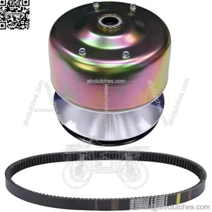 Primary Drive Clutch with Belt AM137898 AM138536 M174026 504-00767 Compatible with John Deere TX Turf TX Turf 4x2 Gator Utility Vehicle