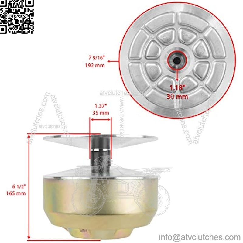 Complete Primary Drive Clutch Compatible with John Deere Gator 4X2 6X4 / AM140985 AM128794 - Image 2