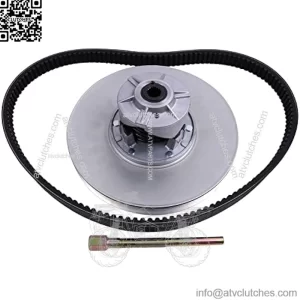 Driven Sheave Secondary Clutch AM140967 AMT2707 With Belt RE28721 Puller JDG11200 Compatible with John Deere Gator 4x2 6x4 Gas Gator Utility Vehicles Riding Mower/Bunker Rake 1200A