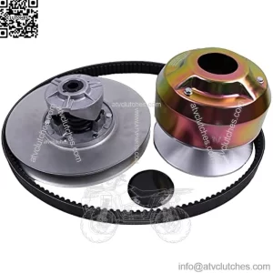 Primary & Secondary Driven Clutch Drive Belt AM140967 AM140985 RE28721 Compatible with John Deere 4X2 6X4 AMT600 AMT622 AMT626 Gas Gator Utility Vehicles Riding Mower/Bunker Rake 1200A