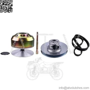 Primary & Secondary Drive Driven Clutch AM128794 AM140967 with Belt RE28721 Puller Compatible with John Deere 4X2 6X4 Gas Gator Utility Vehicles Riding Mower/Bunker Rake 1200A