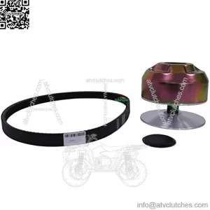 Primary Drive Clutch AM128794 AM140985 AM141005 with Belt RE28721 Compatible with John Deere 4X2 6X4 AMT600 AMT622 AMT626 Gas Gator Utility Vehicles Riding Mower/Bunker Rake 1200A