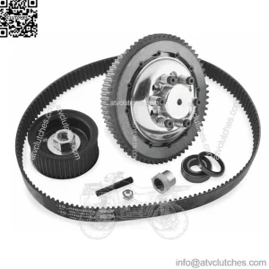 BDL Enclosed Closed 8mm 1.5" Belt Drive Primary Kit Clutch Harley Softail 90-06 (For: Harley-Davidson)