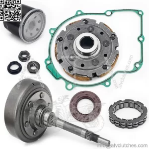 ATV UTV Wet Clutch Assy Clutch Pad Shoe Housing Gasket Bearing Oil Seal Oil Filter Assy for Bennche Bighorn 500 700 700HD 700X-HD
